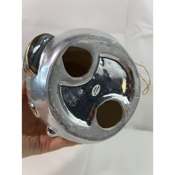 Snowman Christmas Ornament -Mercury Glass - Large 9” Tall - Picture 8 of 9